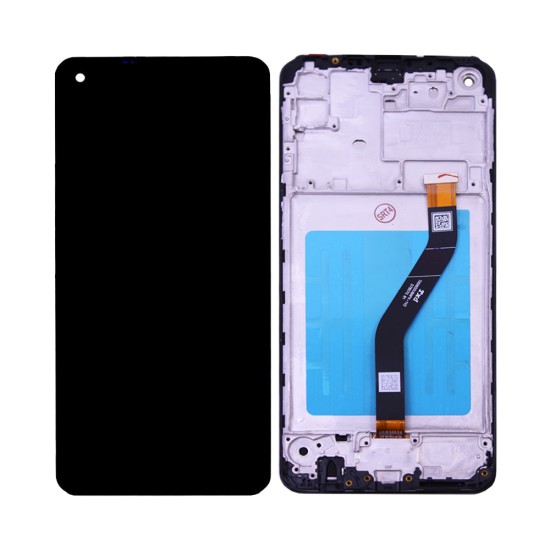Touch+Display+Frame Samsung Galaxy A21/A215 Black Touch+Display+Frame Samsung Galaxy A21/A215 Black
